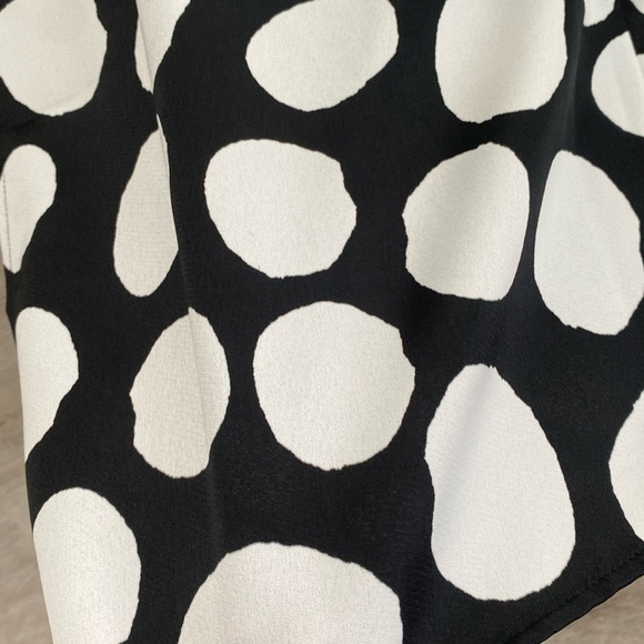 Truth and Fable one shoulder maxi dress size M/NWT/black & white. Side zipper - Picture 12 of 15